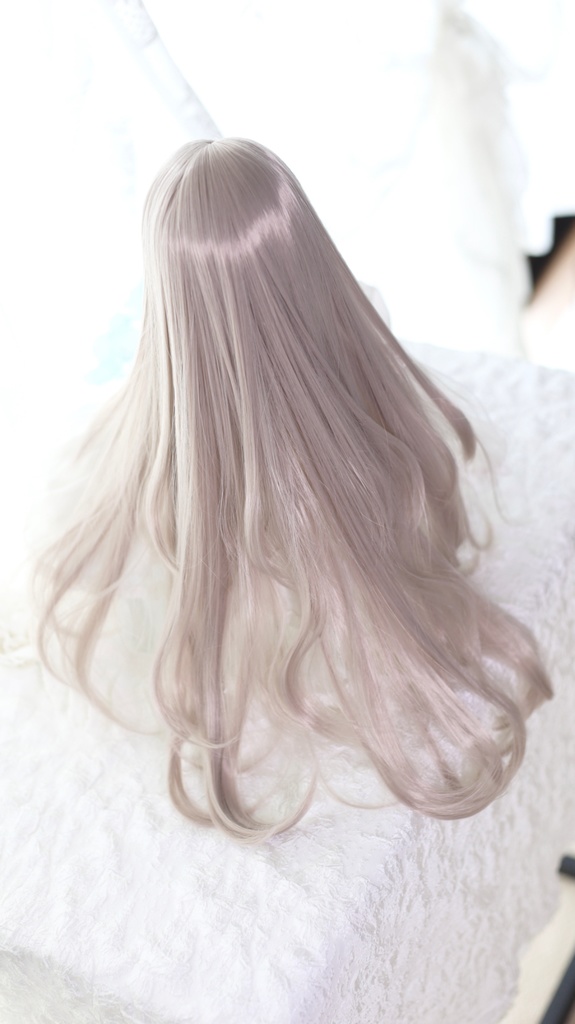 【7月アイドール】オリジナル3段レイヤー 50cm超ロング段々 1/3ドールウィッグ