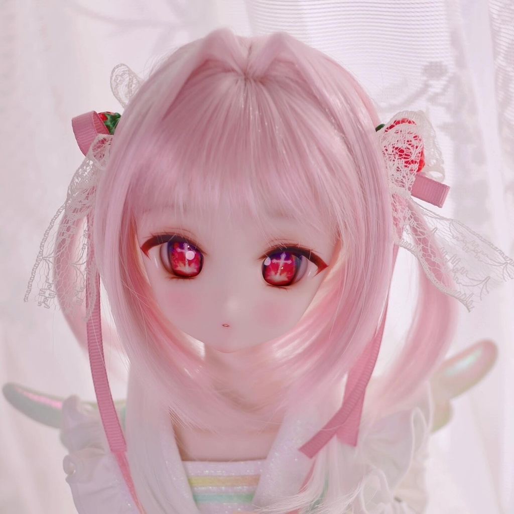 「受注製作」インテークロリツインテール オリジナルボブ 1/3ドールウィッグ