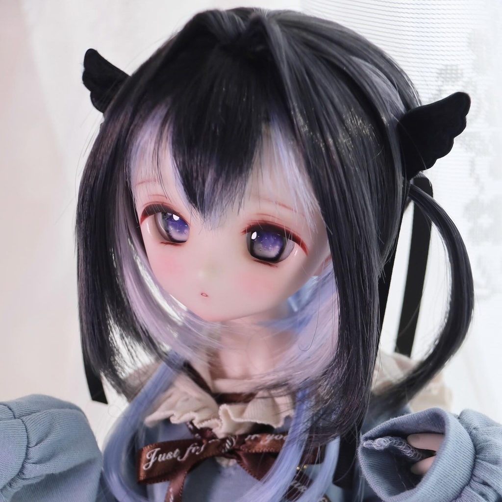 「受注製作」インテークロリツインテール オリジナルボブ 1/3ドールウィッグ