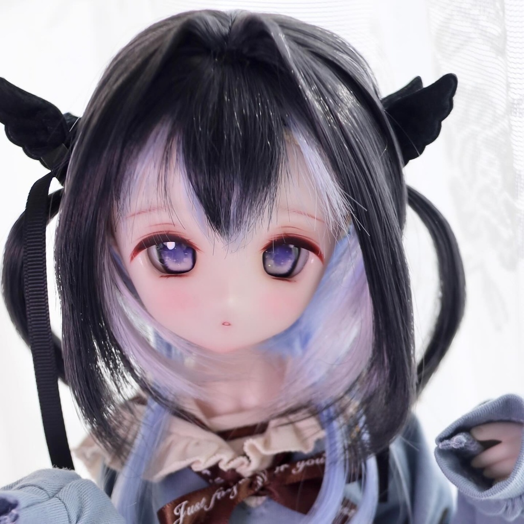 「受注製作」インテークロリツインテール オリジナルボブ 1/3ドールウィッグ