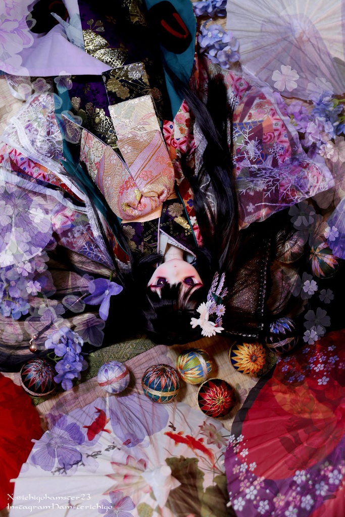 柔らか繊維 1/3ドールウィッグ 9インチ ナチュラル姫ロング