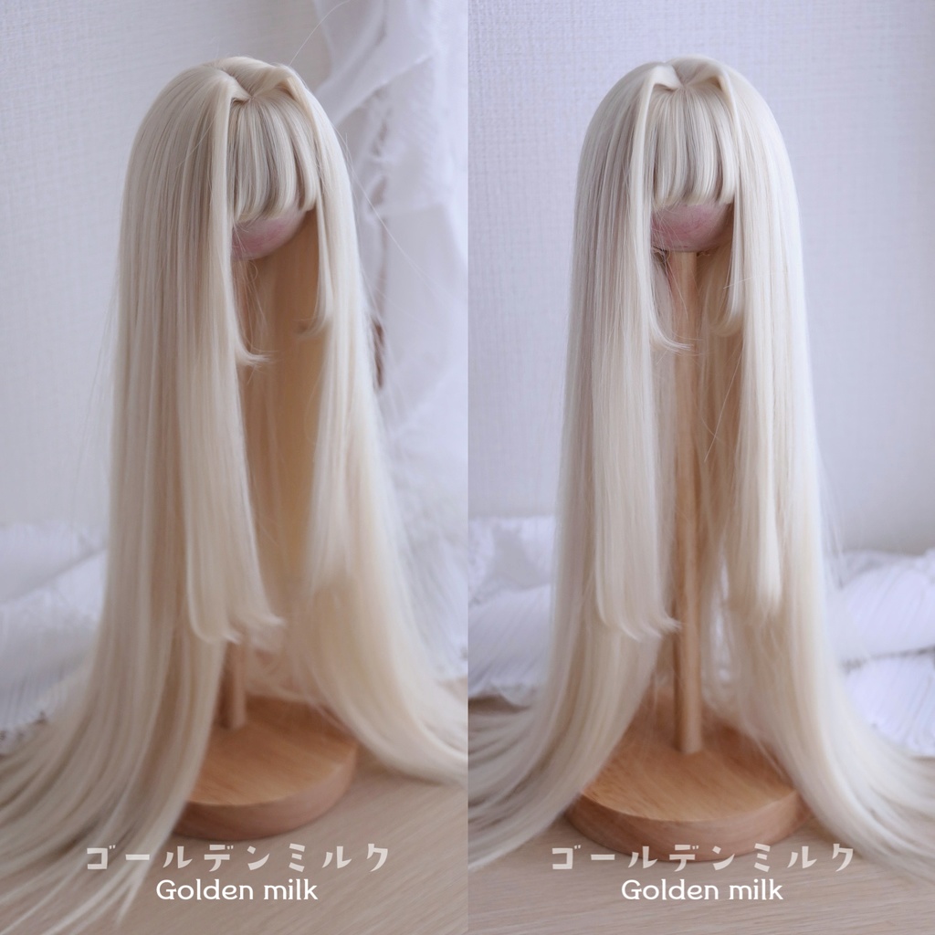 「受注製作」 9インチ 柔らか繊維インテーク姫カットロング 長さ35-38cm