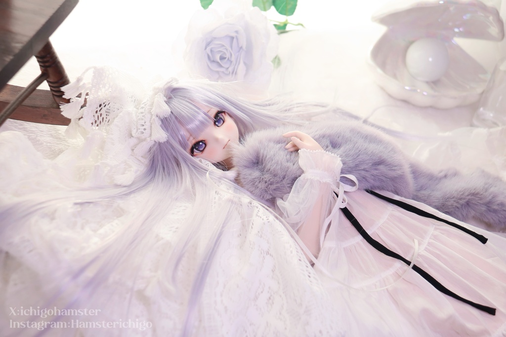 「受注製作」 9インチ 柔らか繊維インテーク姫カットロング 長さ35-38cm