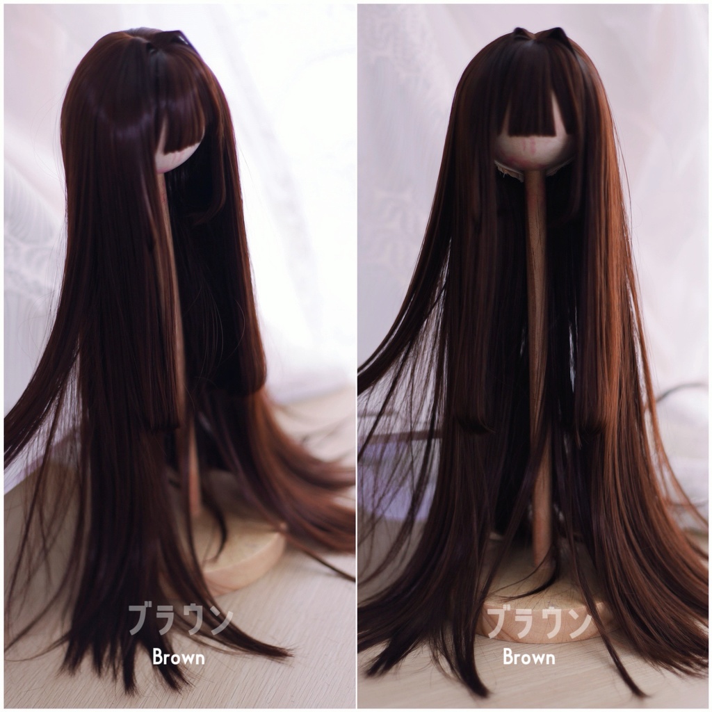 「受注製作」 9インチ 柔らか繊維インテーク姫カットロング 長さ35-38cm