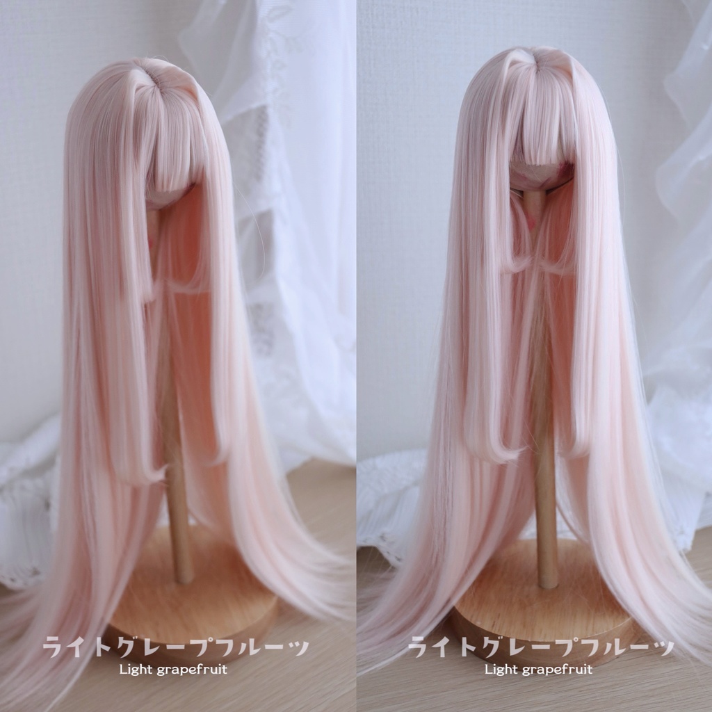 「受注製作」 9インチ 柔らか繊維インテーク姫カットロング 長さ35-38cm