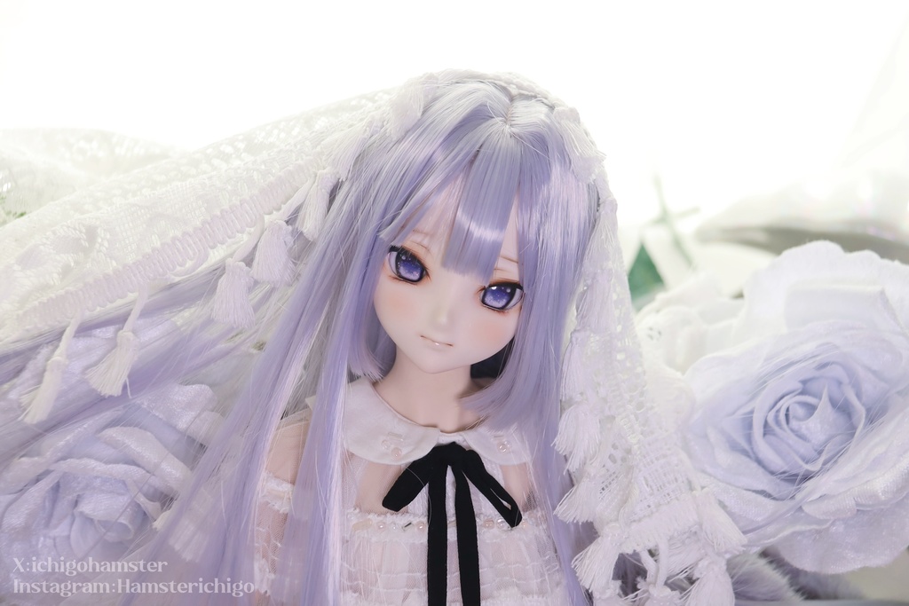 「受注製作」 9インチ 柔らか繊維インテーク姫カットロング 長さ35-38cm