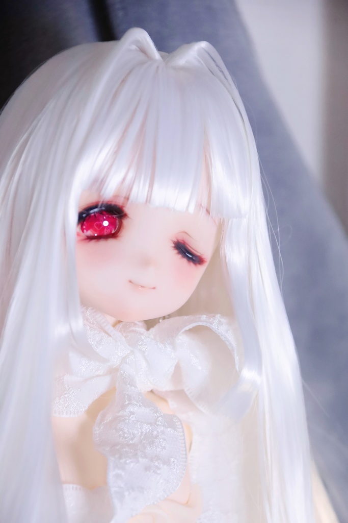 「受注製作」 9インチ 柔らか繊維インテーク姫カットロング 長さ35-38cm