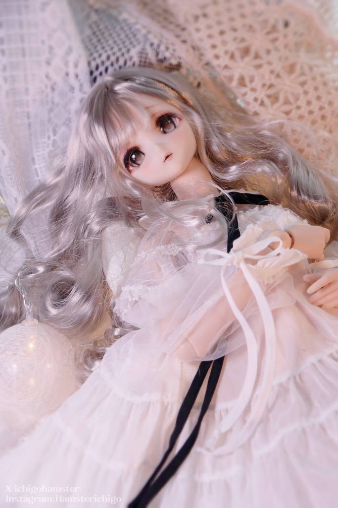 新作【ふわふわアイ】ラメ入mdd dd対応1/3ドール カボションアイ