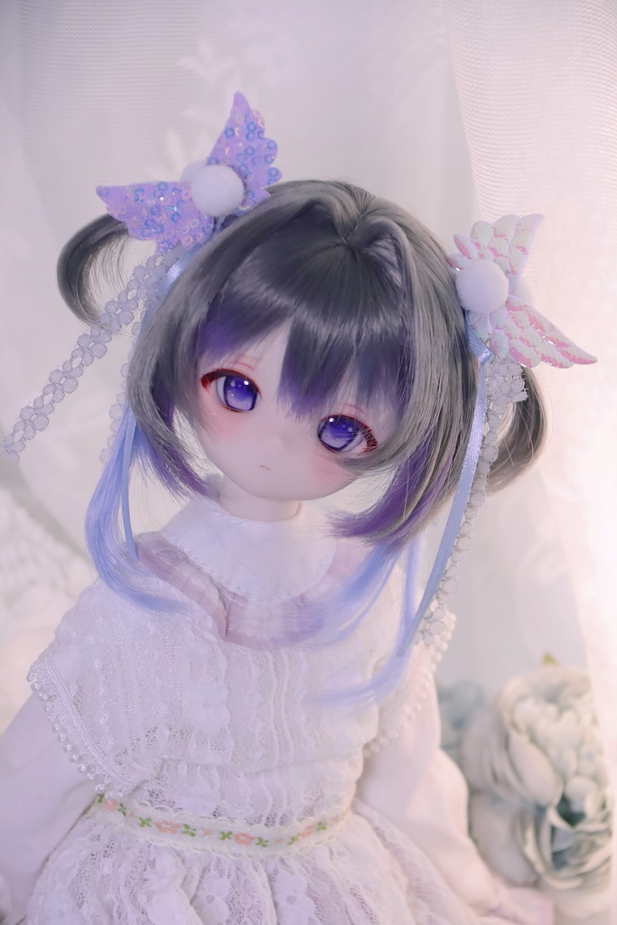 新作【ふわふわアイ】ラメ入mdd dd対応1/3ドール カボションアイ