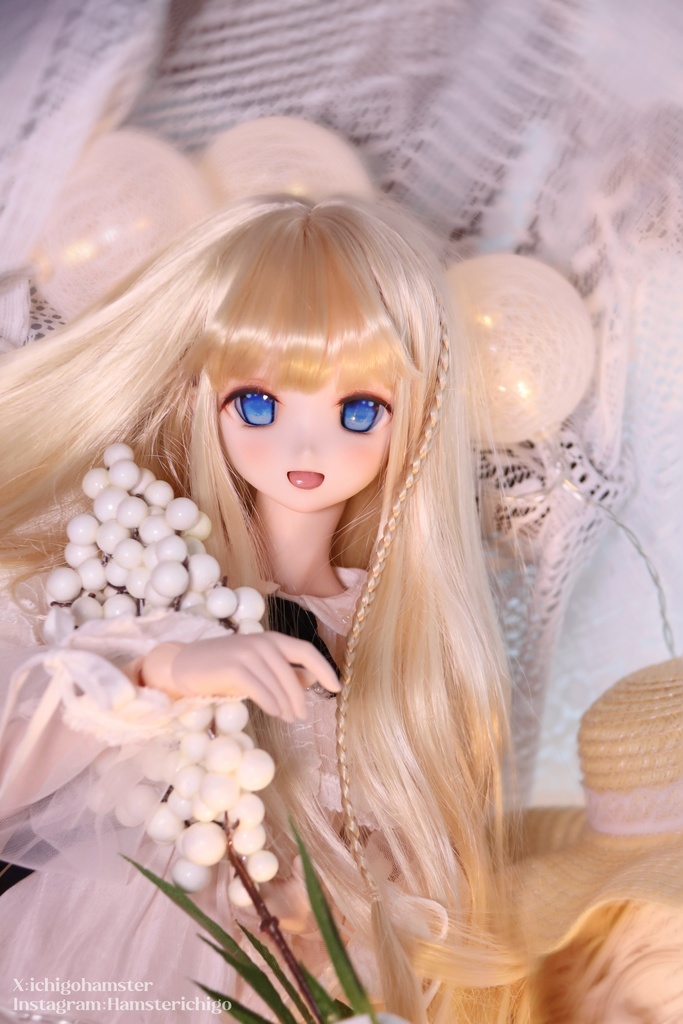 新作【ふわふわアイ】ラメ入mdd dd対応1/3ドール カボションアイ