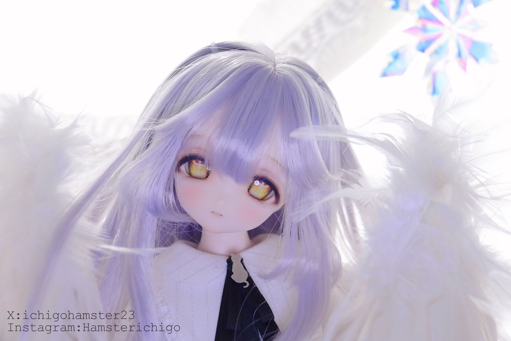 【アイドール在庫即発送】【罪と天使】 ラメ入mdd dd対応1/3ドール 20mmカボションアイ 追視