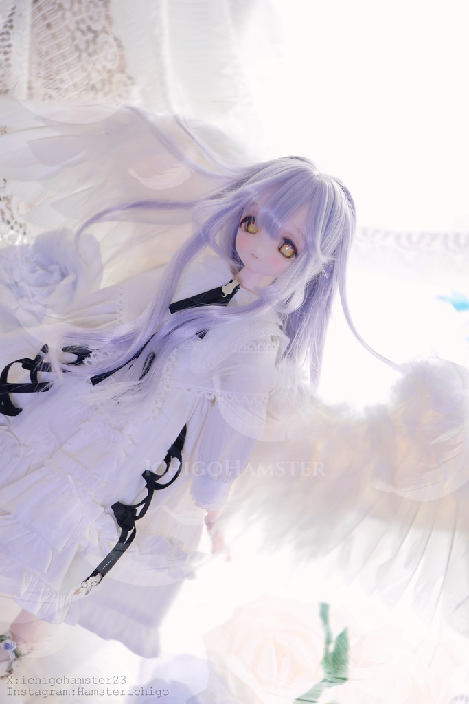 【アイドール在庫即発送】【罪と天使】 ラメ入mdd dd対応1/3ドール 20mmカボションアイ 追視