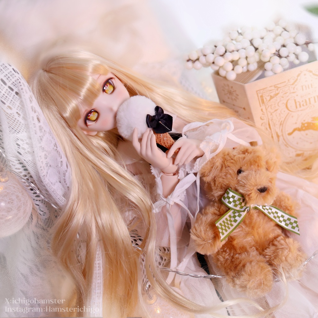 【アイドール在庫即発送】【罪と天使】 ラメ入mdd dd対応1/3ドール 20mmカボションアイ 追視