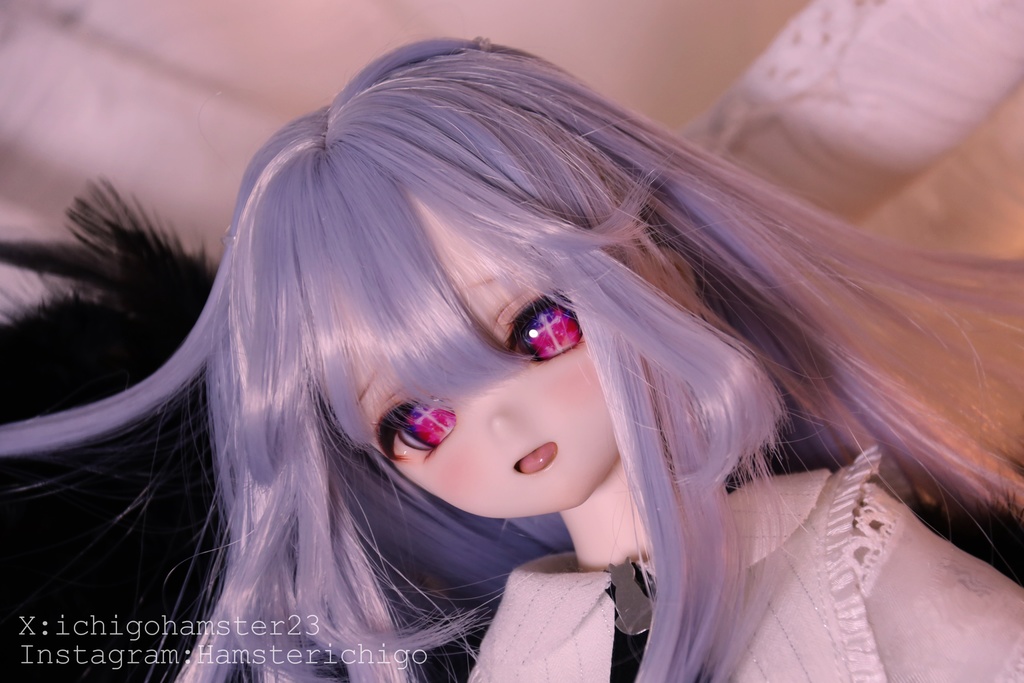 【アイドール在庫即発送】【罪と天使】 ラメ入mdd dd対応1/3ドール 20mmカボションアイ 追視