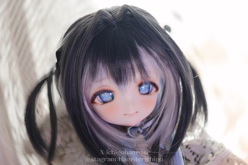 【アイドール在庫即発送】【罪と天使】 ラメ入mdd dd対応1/3ドール 20mmカボションアイ 追視