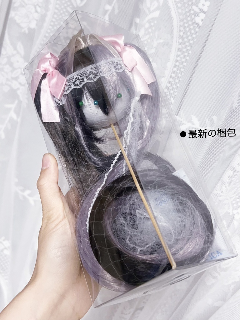 【12月アイドールお持ち帰り】 1/3ドール用 天使の超ロングインテークレイヤーカットツインテール