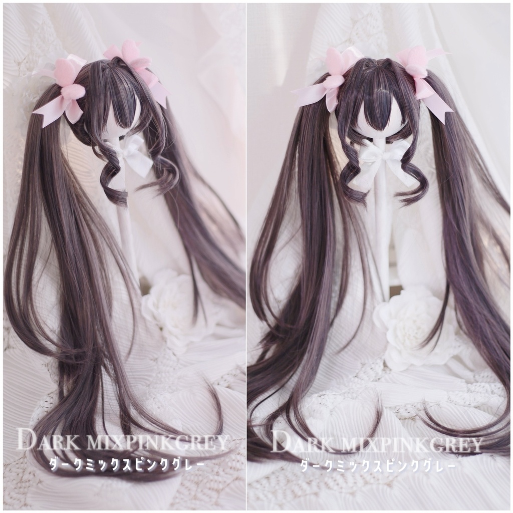 【12月アイドールお持ち帰り】 1/3ドール用 天使の超ロングインテークレイヤーカットツインテール