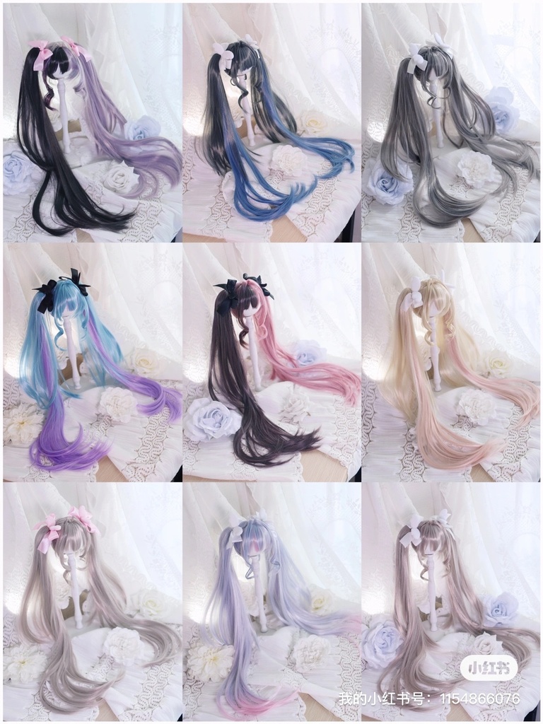 【12月アイドールお持ち帰り】 1/3ドール用 天使の超ロングインテークレイヤーカットツインテール