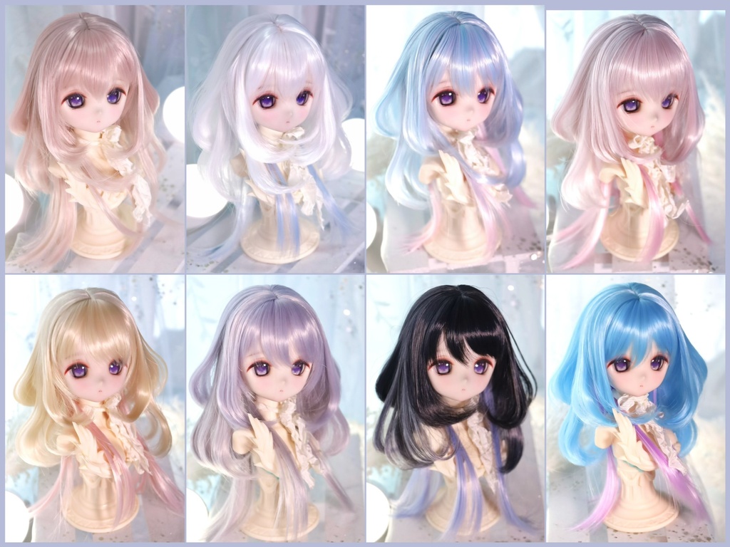  「受注」1\3ドールウィッグ ガールズウルフレイヤー　セミロング