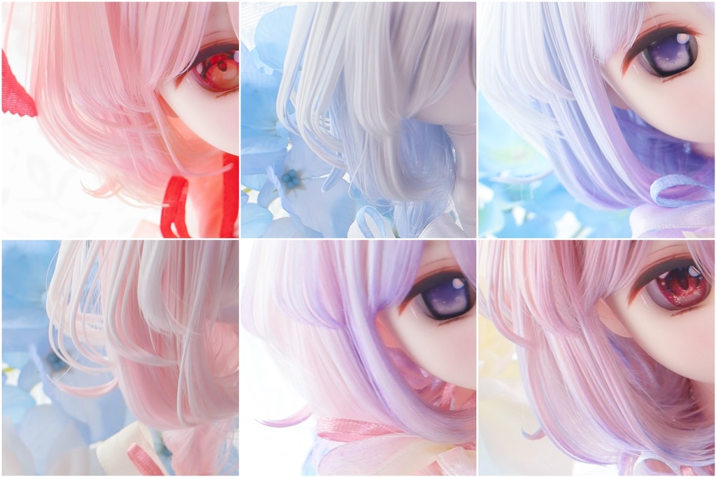 【12月アイドールお持ち帰り】『くらげちゃん・ボリュームアップver』1/3ドールウィッグ