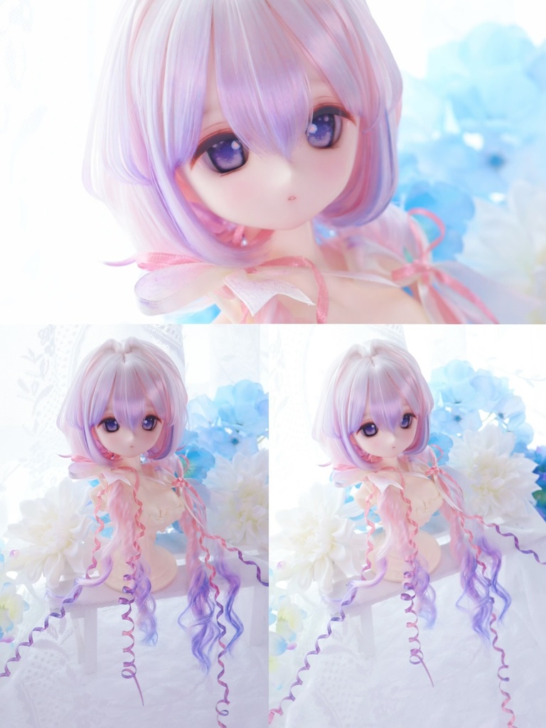 【12月アイドールお持ち帰り】『くらげちゃん・ボリュームアップver』1/3ドールウィッグ