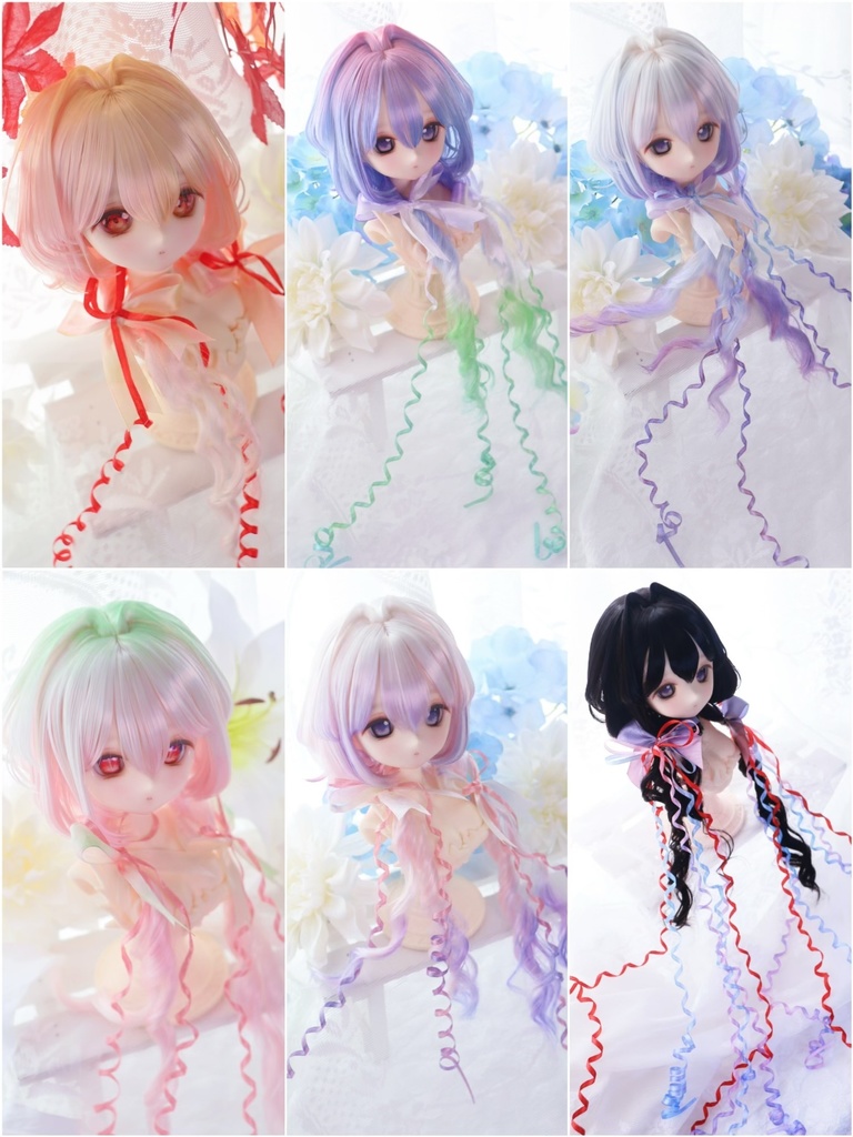 【12月アイドールお持ち帰り】『くらげちゃん・ボリュームアップver』1/3ドールウィッグ