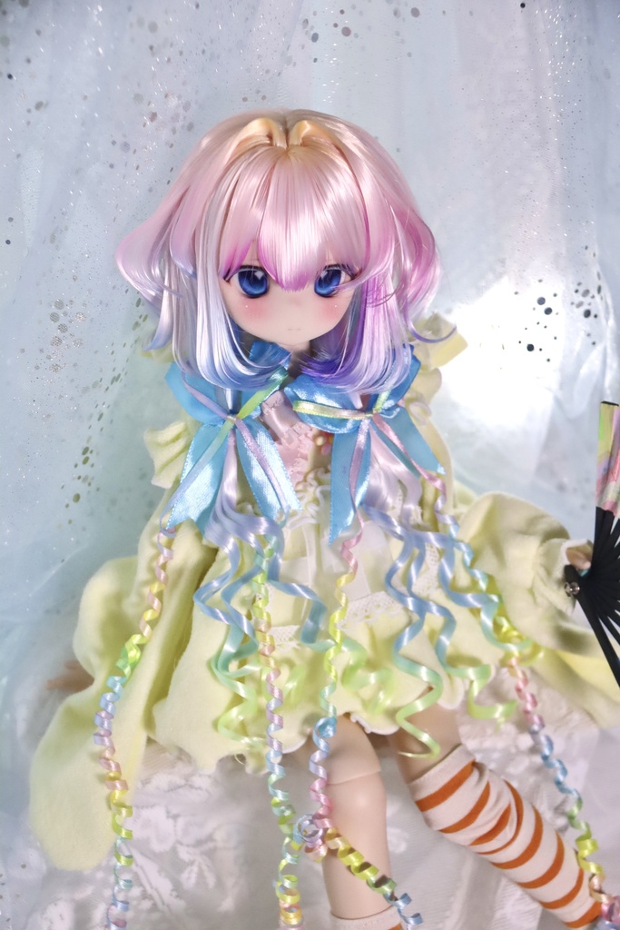 【イベント持ち戻り】柔らか繊維『くらげちゃん・ボリュームアップver』1/3ドールウィッグ