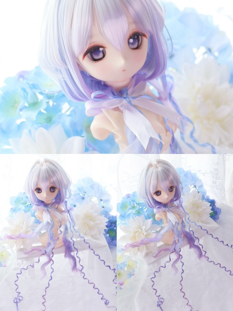 【12月アイドールお持ち帰り】『くらげちゃん・ボリュームアップver』1/3ドールウィッグ