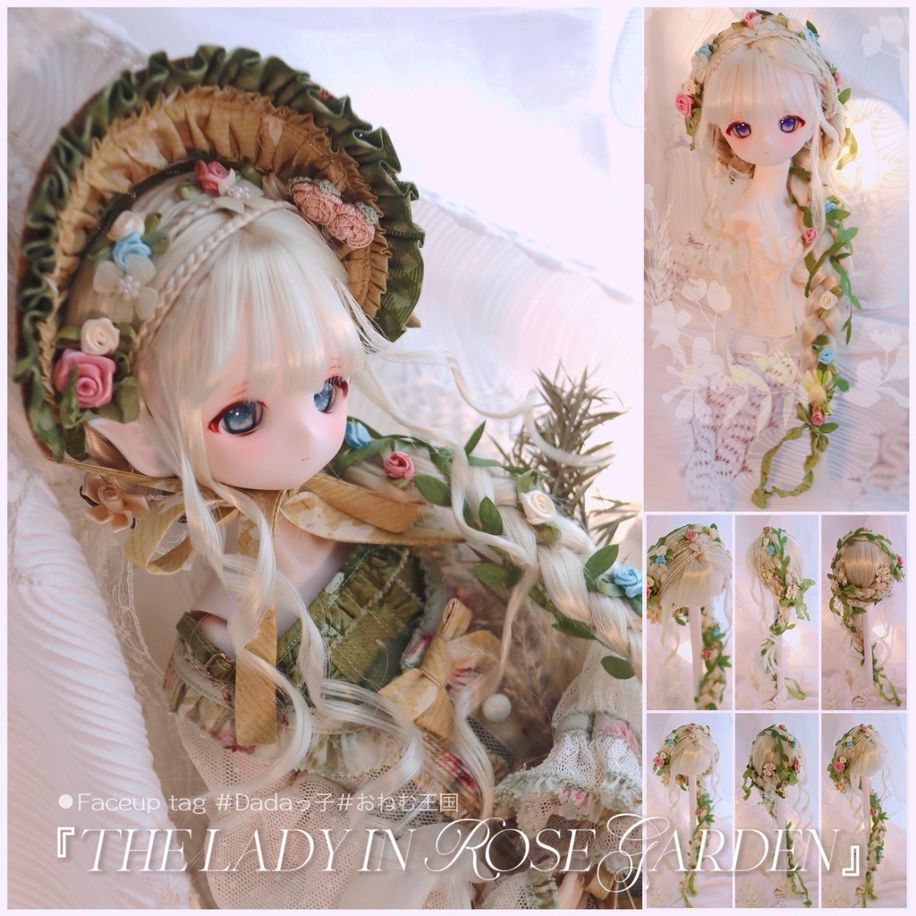 【過去作展示ギャラリー】フラワーや手染めアレンジウィッグ