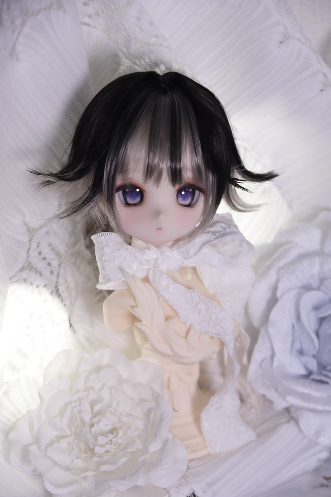 柔らか繊維『ボイスインテーク猫っ毛外はねレイヤー』8〜9インチ