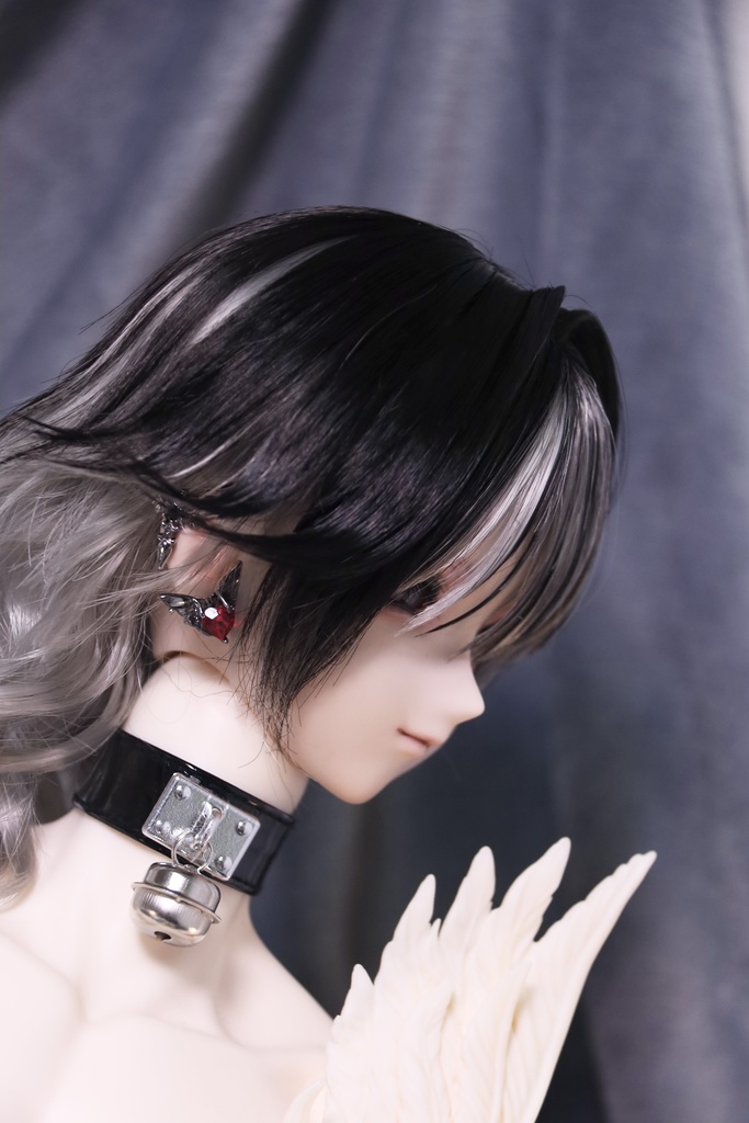 柔らか繊維『ボイスインテーク猫っ毛外はねレイヤー』8〜9インチ