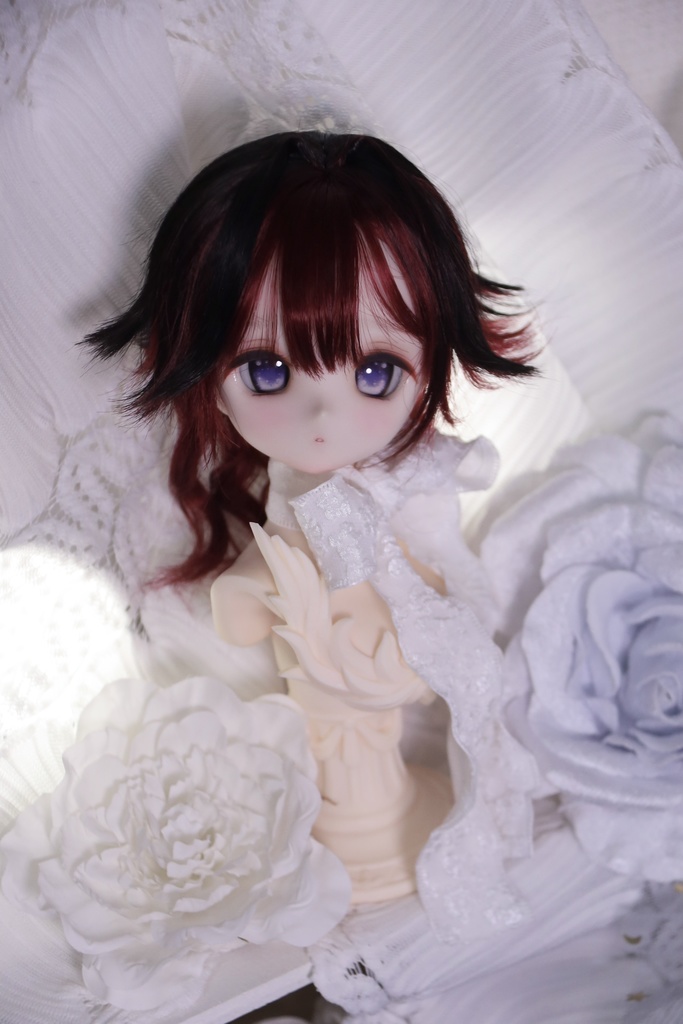 柔らか繊維『ボイスインテーク猫っ毛外はねレイヤー』8〜9インチ