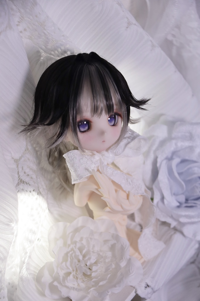 柔らか繊維『ボイスインテーク猫っ毛外はねレイヤー』8〜9インチ