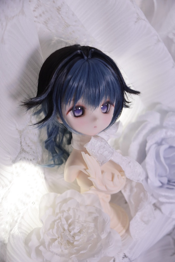 柔らか繊維『ボイスインテーク猫っ毛外はねレイヤー』8〜9インチ