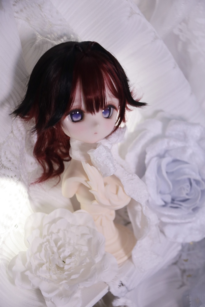 柔らか繊維『ボイスインテーク猫っ毛外はねレイヤー』8〜9インチ