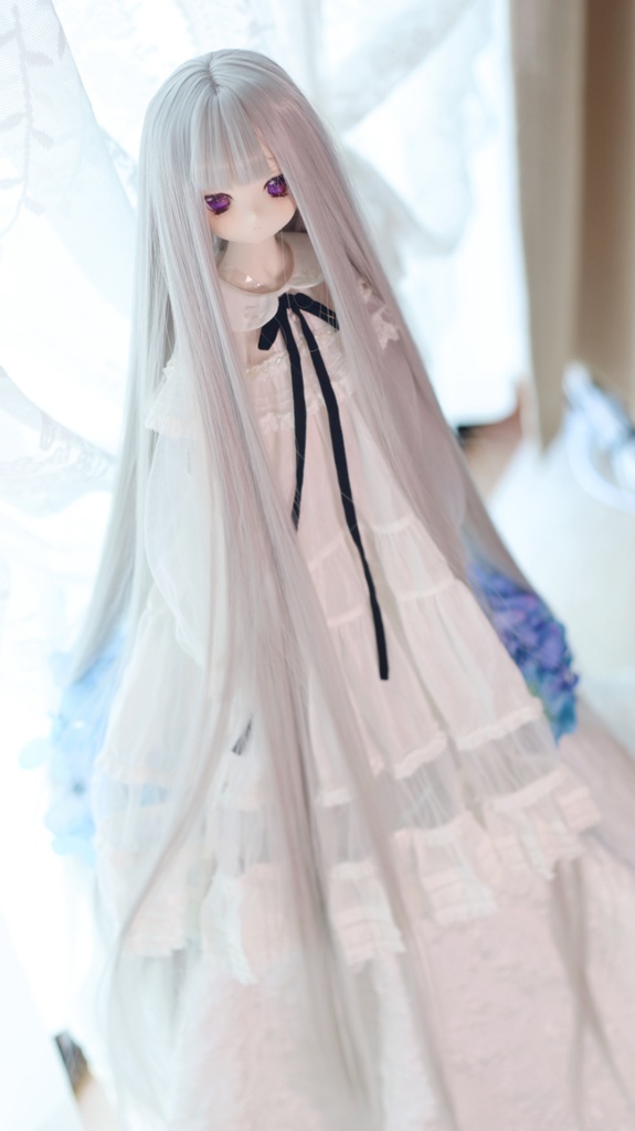 【イベントお持ち帰り】1/3ドール用 70cm激ロングストレート 縮毛矯正してサラサラ