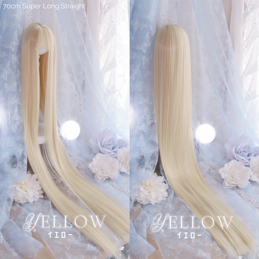 【イベントお持ち帰り】1/3ドール用 70cm激ロングストレート 縮毛矯正してサラサラ