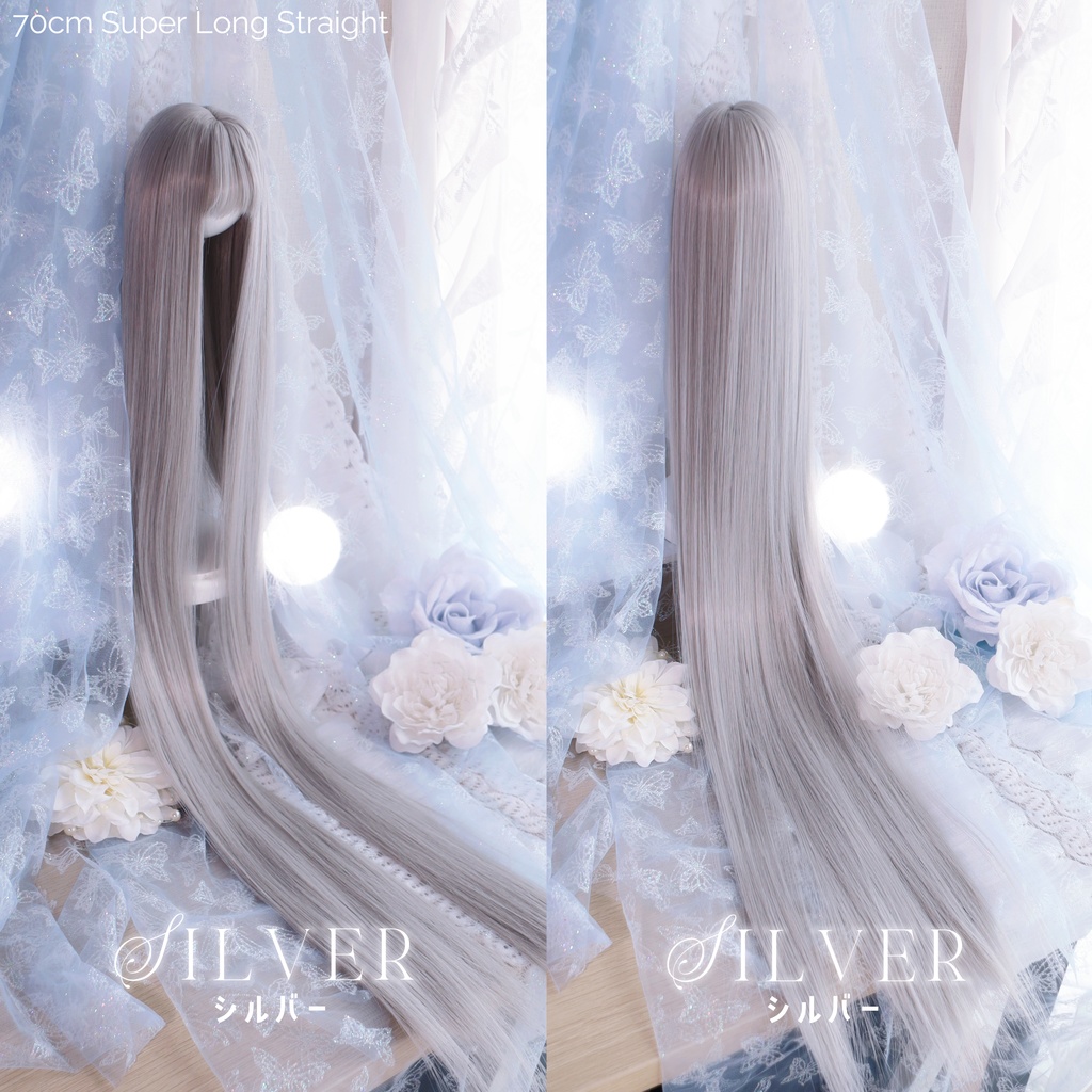 【イベントお持ち帰り】1/3ドール用 70cm激ロングストレート 縮毛矯正してサラサラ