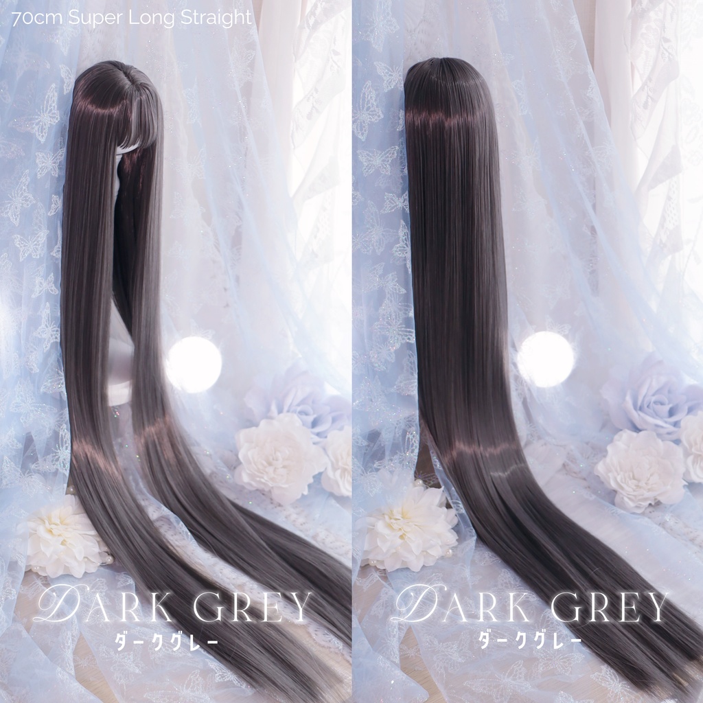 【イベントお持ち帰り】1/3ドール用 70cm激ロングストレート 縮毛矯正してサラサラ