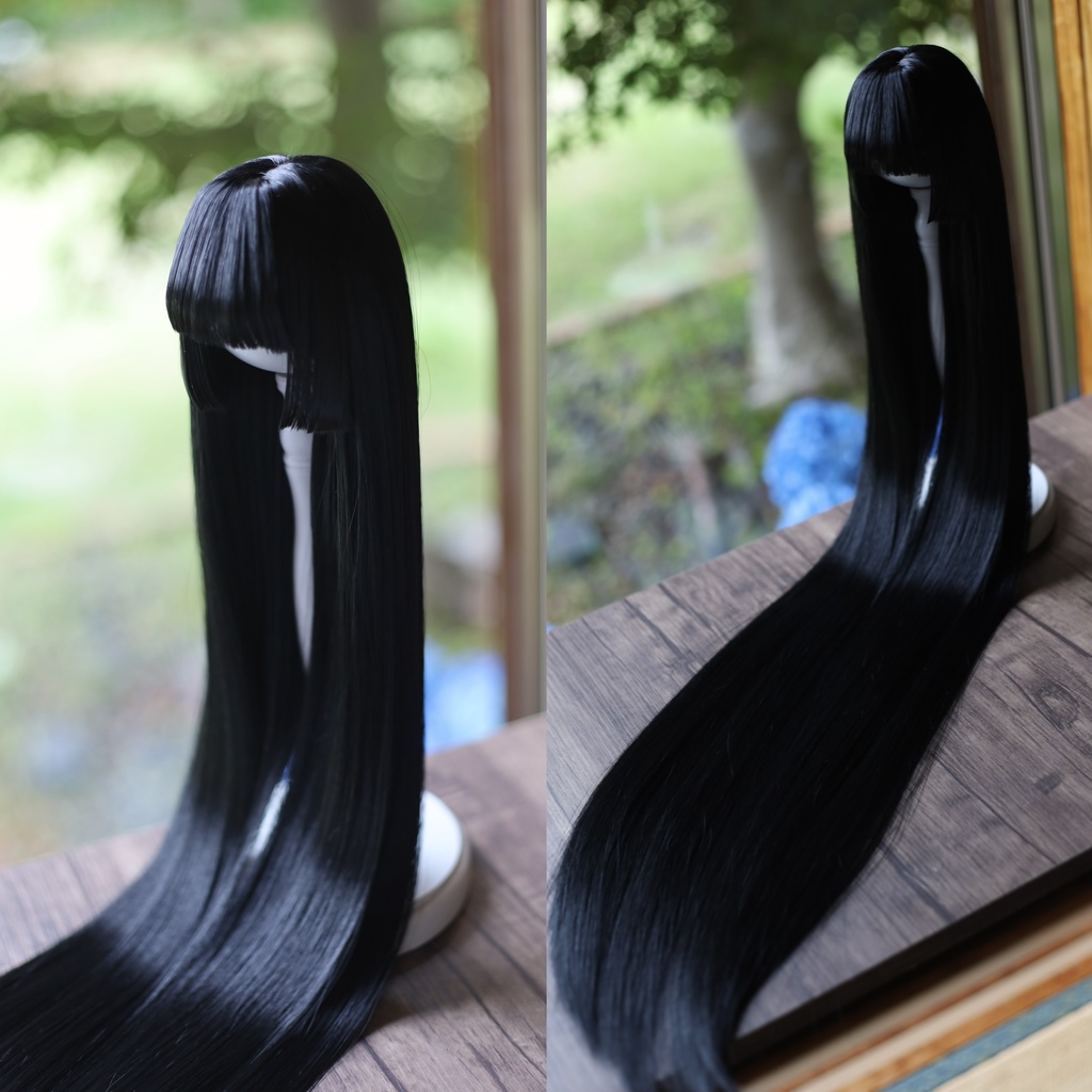 【イベントお持ち帰り】1/3ドール用 70cm激ロングストレート 縮毛矯正してサラサラ