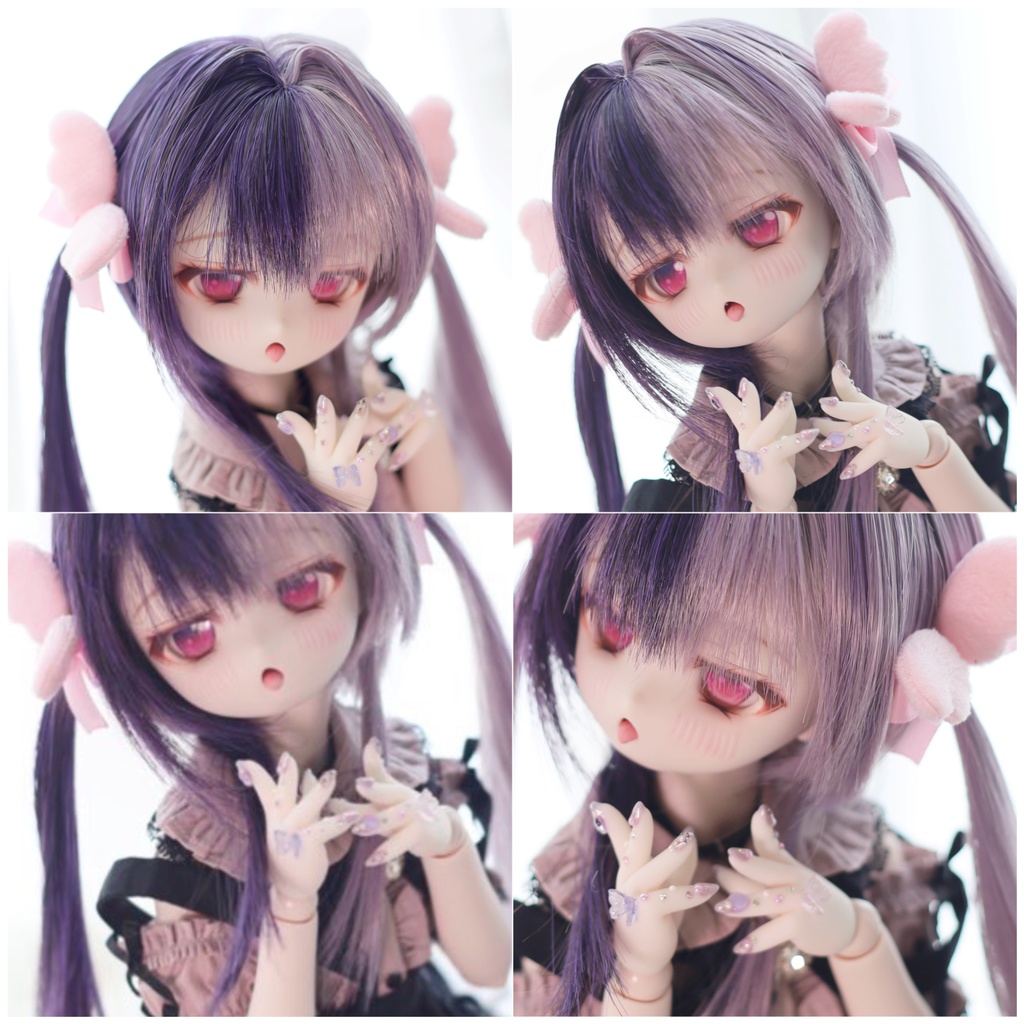 【受注製作】 💛新作発売🩵🌷1/3ドール 天使の50cmインテークロングロリ細ツインテール 8〜9インチ