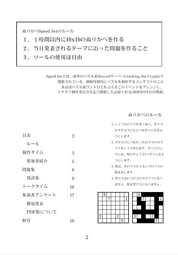 ぬりかべ Speed Setの会2026 7人×1時間=14個のぬりかべ