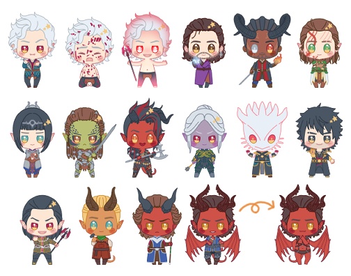 【BG3】キャラクターアクキー