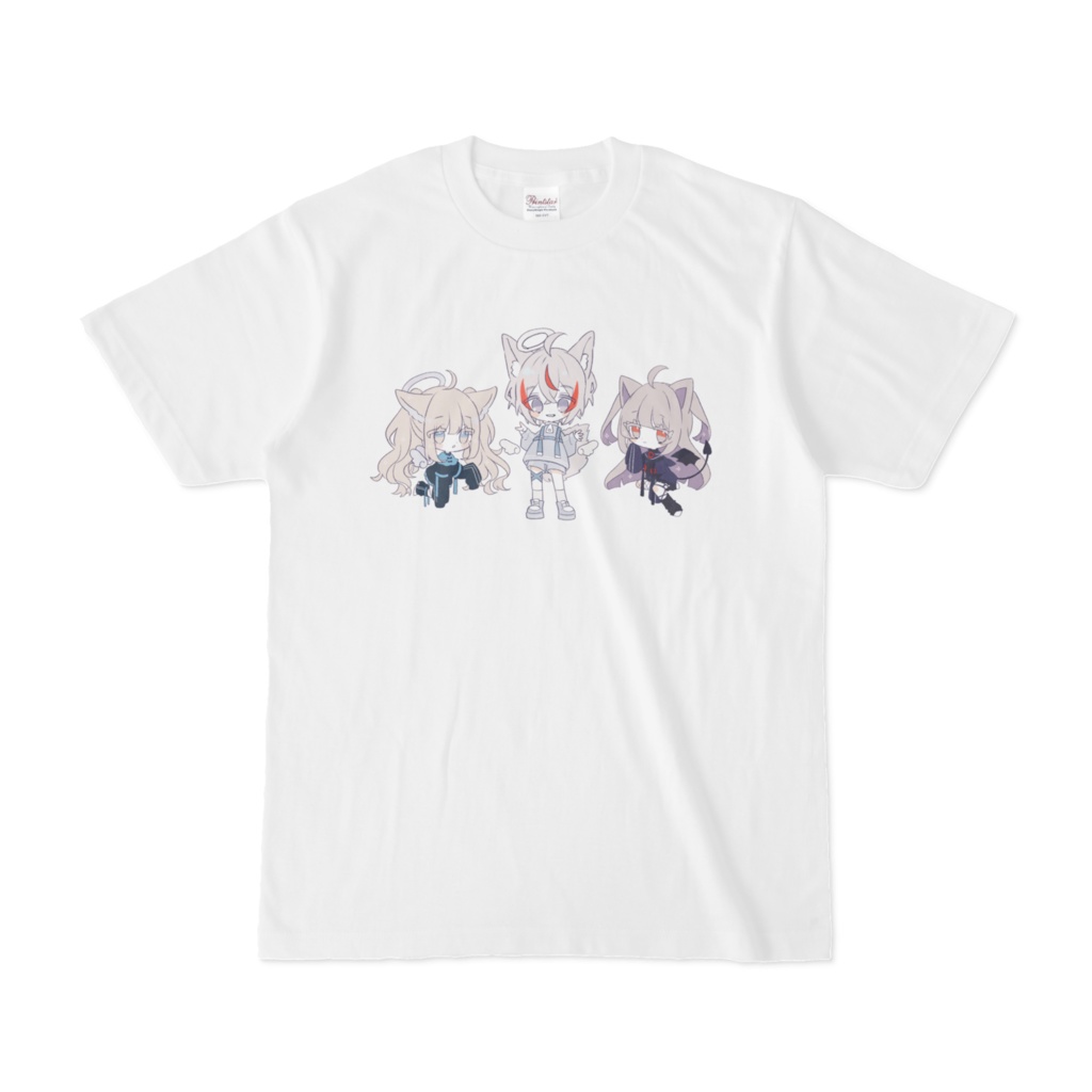 【狐御こみ×ねこ美】Tシャツ