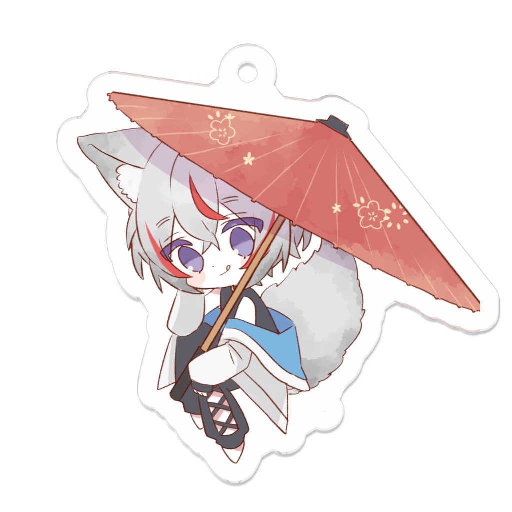 【狐御こみ×ねこ美】SDアクリルキーホルダー