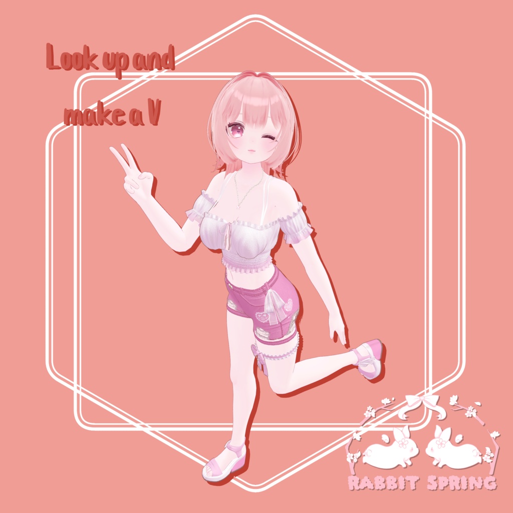 {free}✌️Look up and make a V poses ✌️