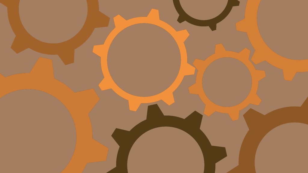 【無料・配信素材】歯車のループ背景動画【Meira Base】