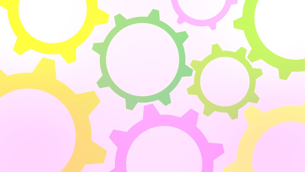 【無料・配信素材】歯車のループ背景動画【Meira Base】