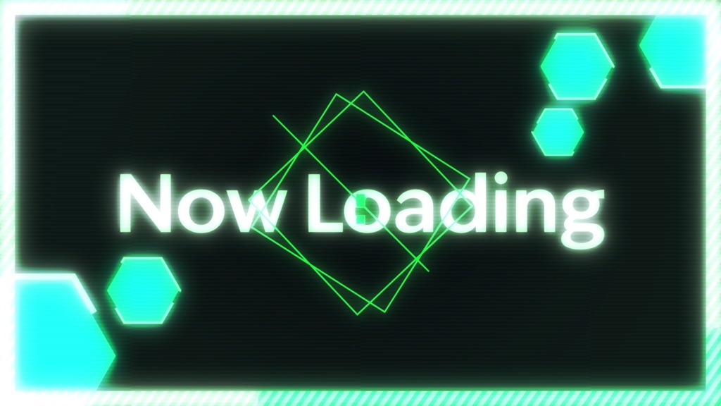 【無料・配信素材】サイバーな待機画面ループ動画【Meira Base】