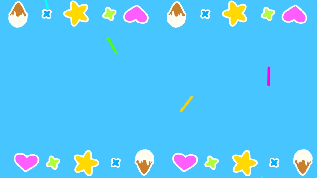 【無料・配信素材】かわいいループする背景動画【Meira Base】